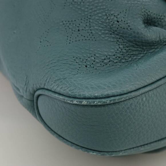 LOUIS VUITTON Mahina Selene MM Shoulder Bag Leather Blue Lagon M93986 - Picture 9 of 16